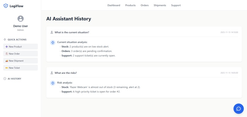 LogiFlow – screenshot 2