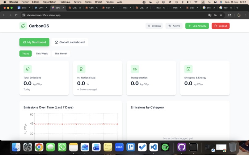 CarbonOS – screenshot 1
