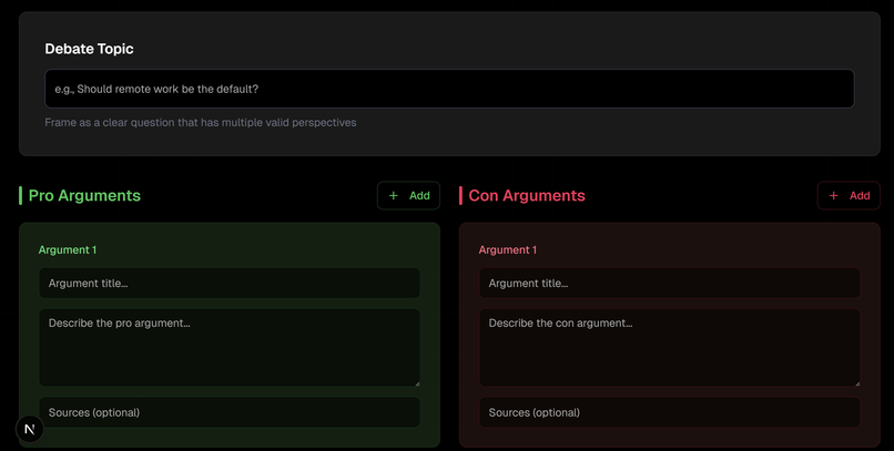 Debately – screenshot 3