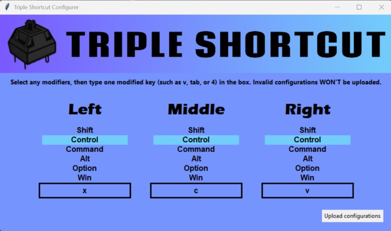 Triple Shortcut – screenshot 1
