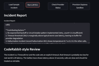 LLM 911  AI Incident Responder with Daytona + Browser Use