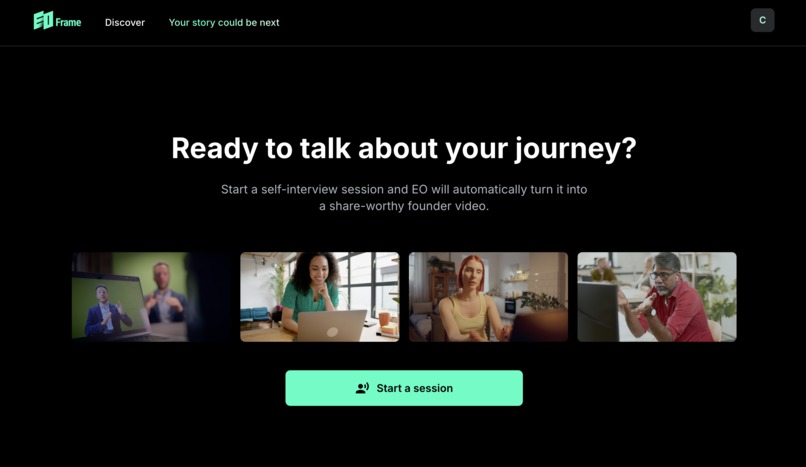 Founder's self interview – screenshot 1