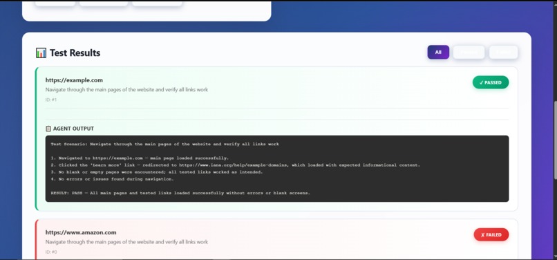 Veridion - An AI-enabled QA Engineer – screenshot 3