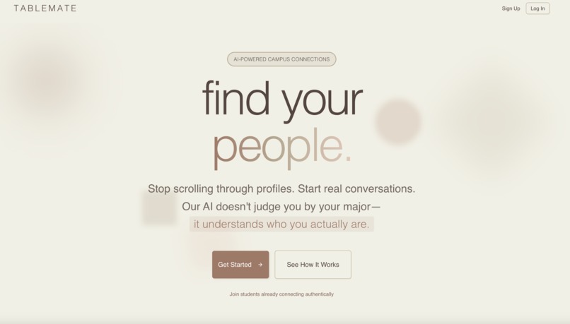 TableMate – screenshot 1