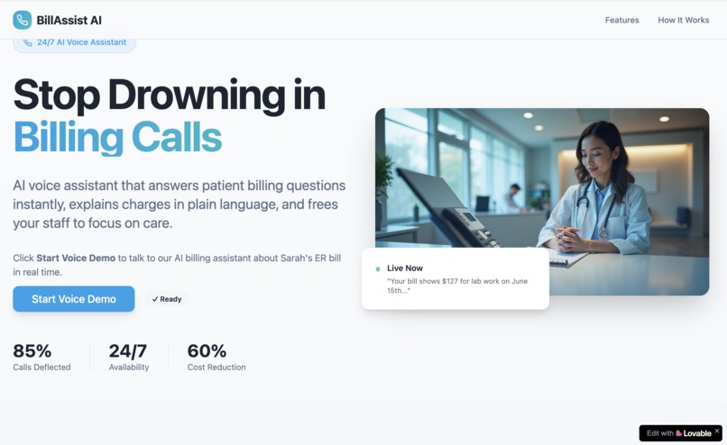 BillAssist AI – A patient-first billing assistant  – screenshot 5