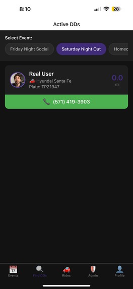 DSober – screenshot 1