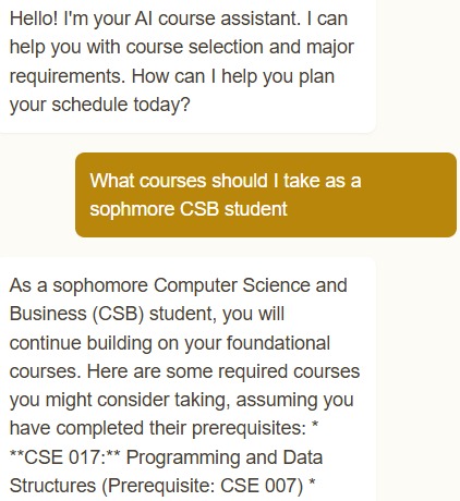 Course Evaluator App – screenshot 6