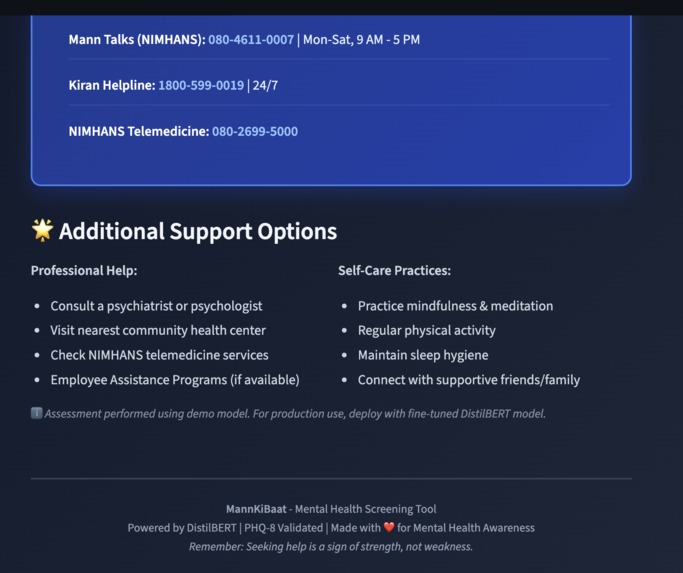 MannKiBaat - Mental Health Conversation Intelligence – screenshot 4