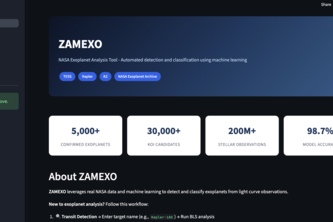 ZAMEXO: NASA Exoplanet Analysis Tool