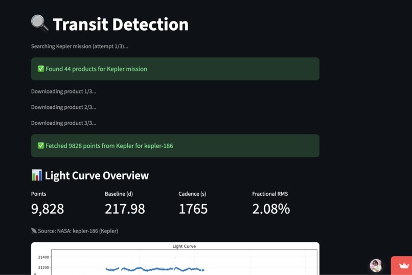 ZAMEXO: NASA Exoplanet Analysis Tool – screenshot 5