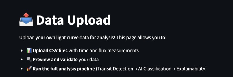 ZAMEXO: NASA Exoplanet Analysis Tool – screenshot 9