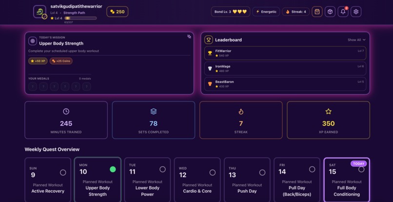 MonstaFit – screenshot 4