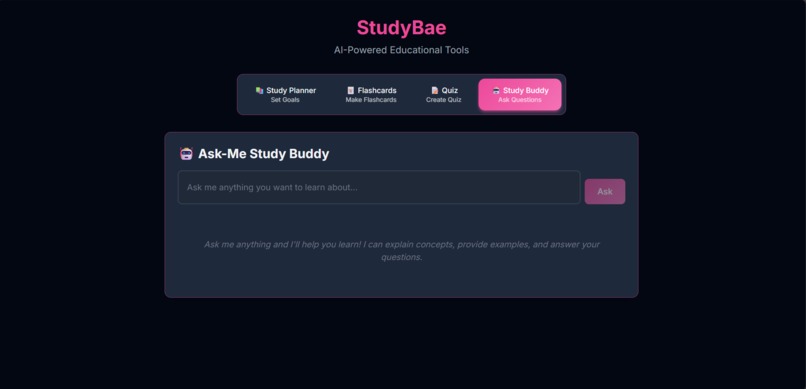 StudyBae – screenshot 2