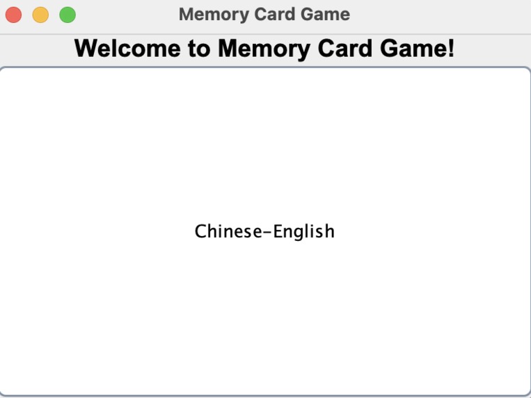 Memory Card Game (Bilingual Edition) – screenshot 2
