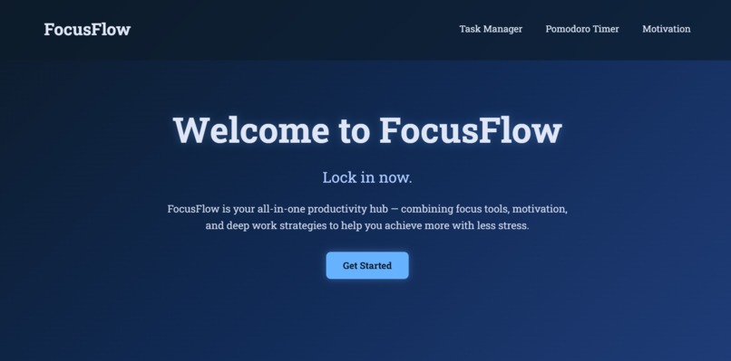 FocusFlow – screenshot 1