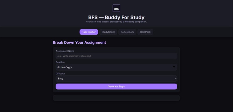 BFS - Buddy for Study – screenshot 1