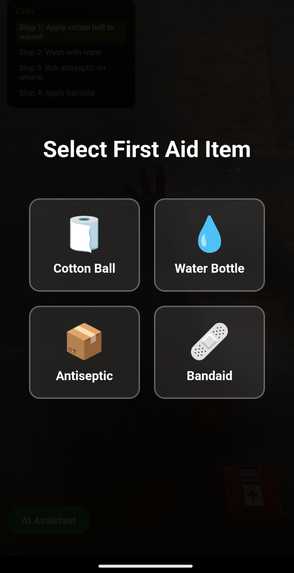 AR Aid Tracker – screenshot 1