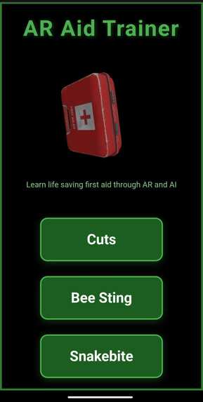 AR Aid Tracker – screenshot 2
