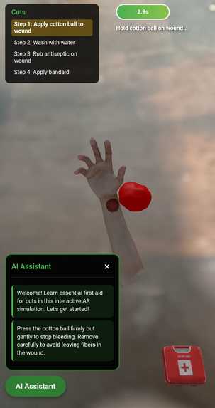 AR Aid Tracker – screenshot 3