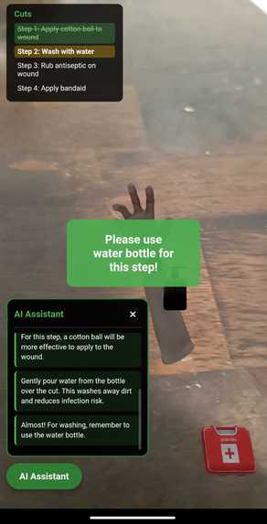 AR Aid Tracker – screenshot 6