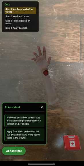 AR Aid Tracker – screenshot 8