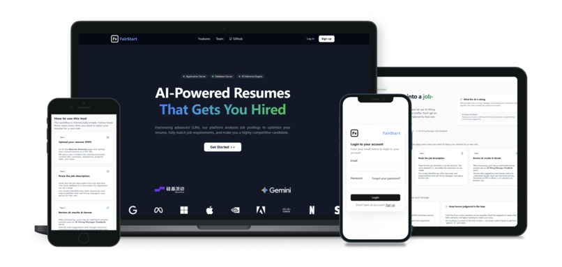 FairStart - AI Resume  – screenshot 1