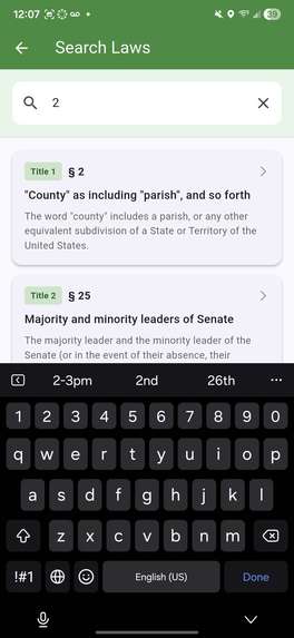 US Law Reference  – screenshot 3