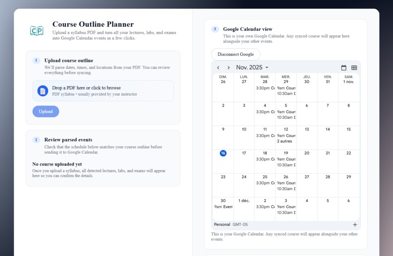 Course Outline Planner – screenshot 3