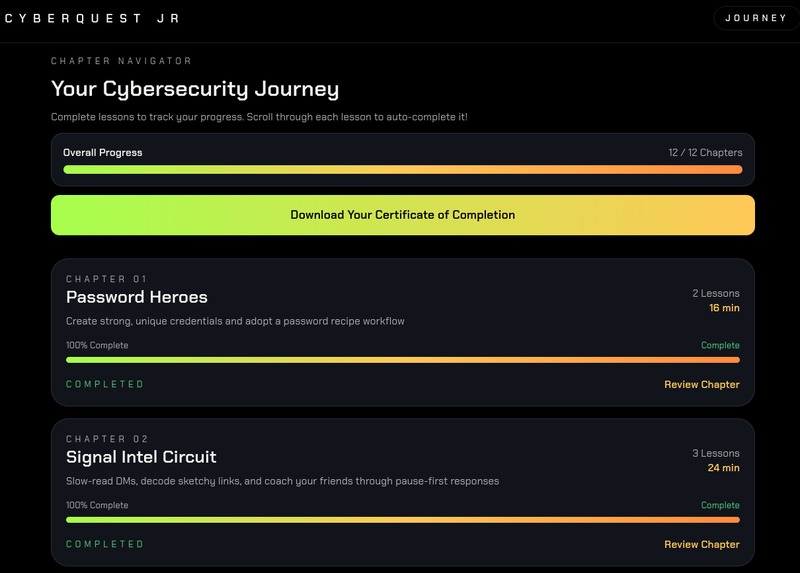 CyberQuestJR – screenshot 1