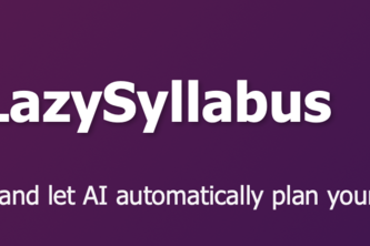 Lazy Syllabus