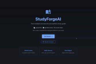 StudyForgeAI