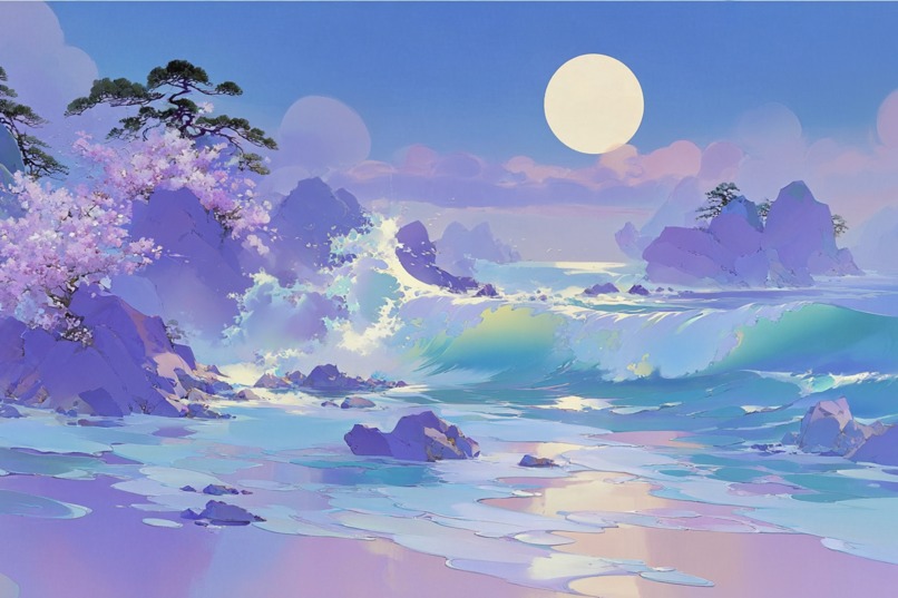 A Moonlit Night on the Spring River.  – screenshot 1