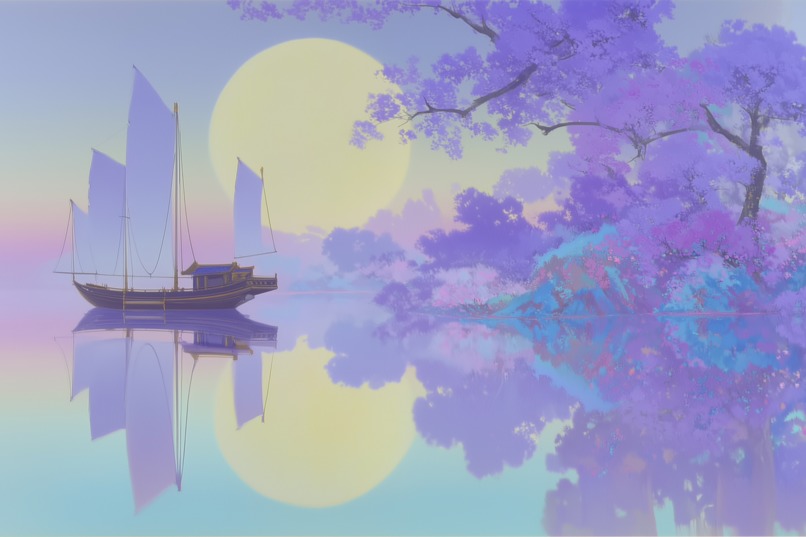 A Moonlit Night on the Spring River.  – screenshot 2