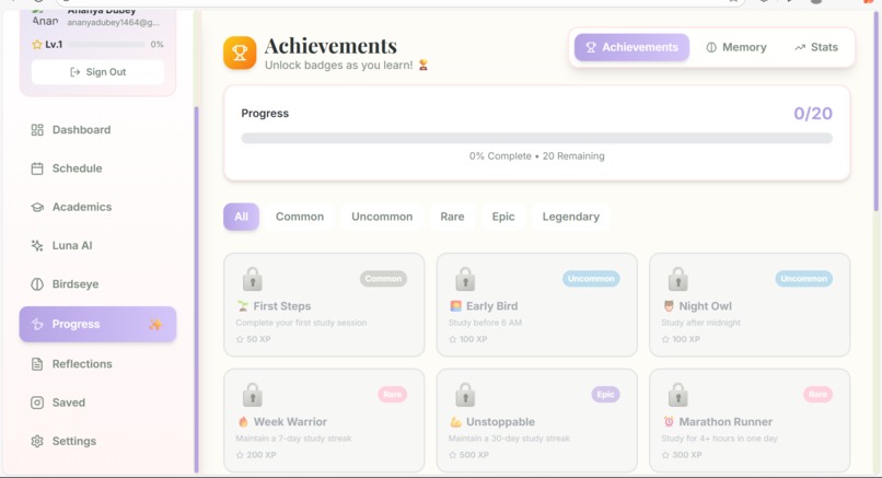 DreamOS - Gamified AI Learning Assistant – screenshot 5