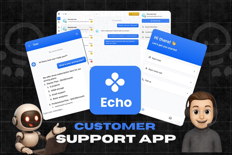 Echo - An AI powered Support Assistant – screenshot 1