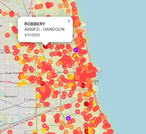 SafeRoute Crime Map – screenshot 4