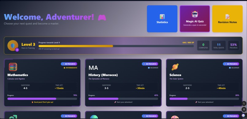 QuizQuest – screenshot 1