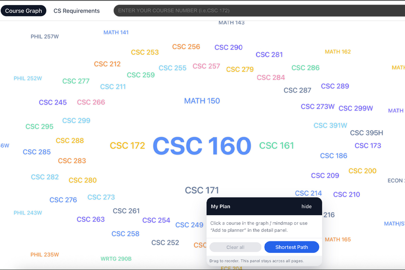 RouteMyMajor – screenshot 1