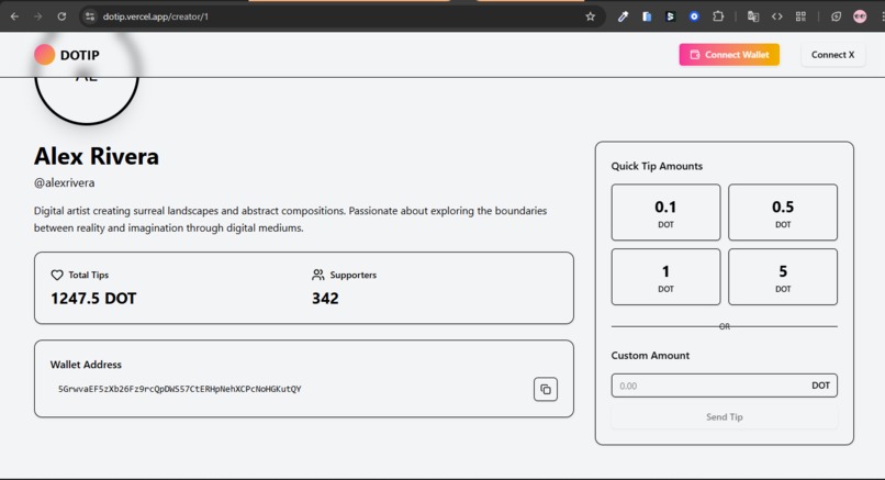 DOTIP – screenshot 2
