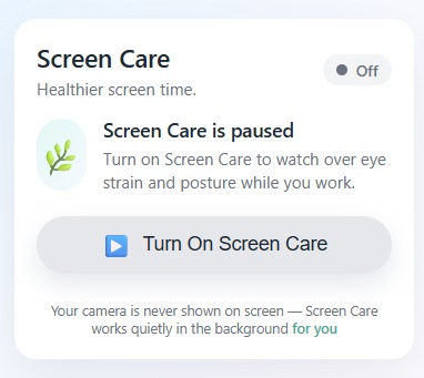 Screen Care – screenshot 1