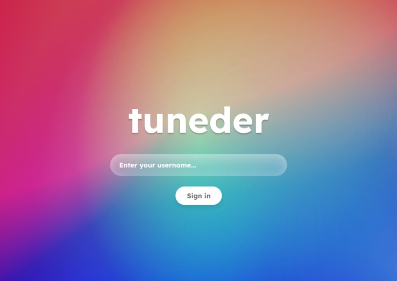 tuneder – screenshot 1