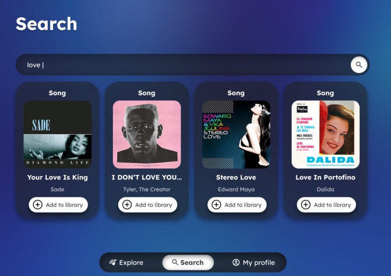 tuneder – screenshot 3