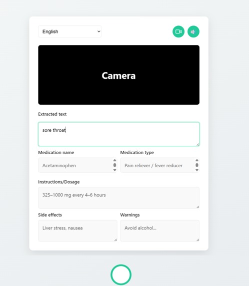 MedScan – screenshot 2