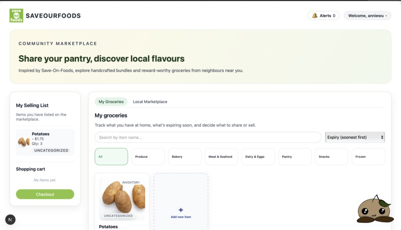 SaveOurFoods – screenshot 1