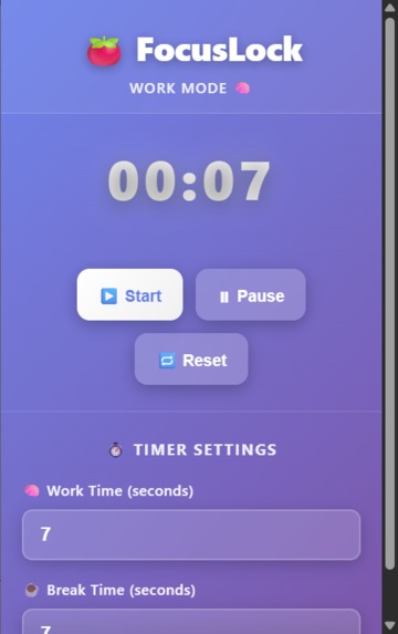 Comet Focus- Balances work time and Break time  – screenshot 2