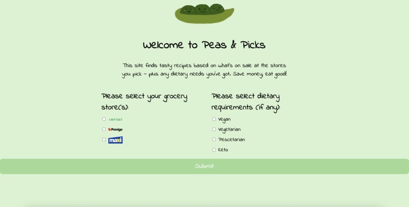 Peas & Picks – screenshot 1