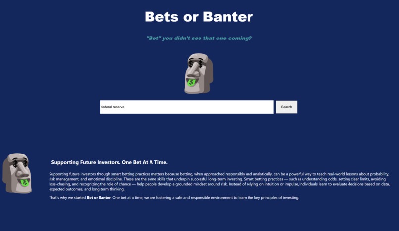 Bets or Banter – screenshot 1