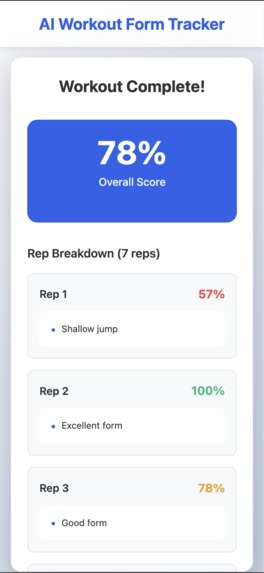 RepRadar - AI Exercise Form Grader – screenshot 4