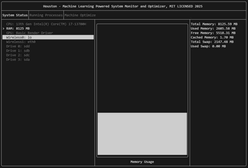 Houston: TUI Task Manager – screenshot 4