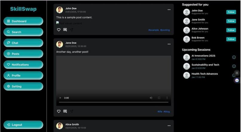 AI Powered Skill-Swap Network – screenshot 4
